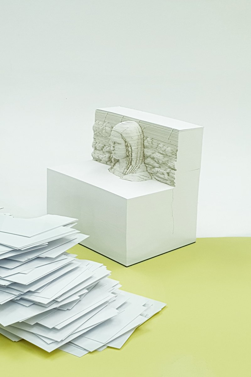 Innovative 3D Paper Object -Mona Lisa – pulp-shop.com