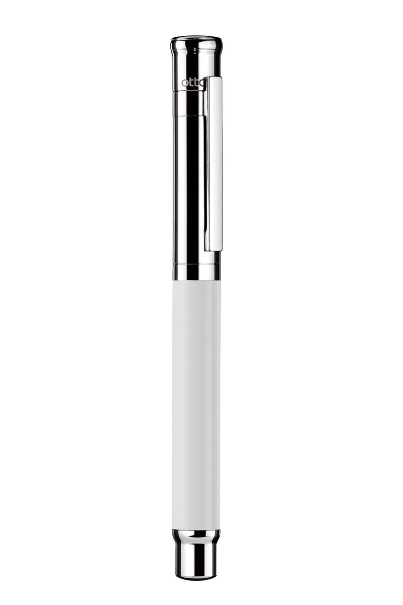 OTTO HUTT- DESIGN 04 ROLLERBALL -White PLATIN