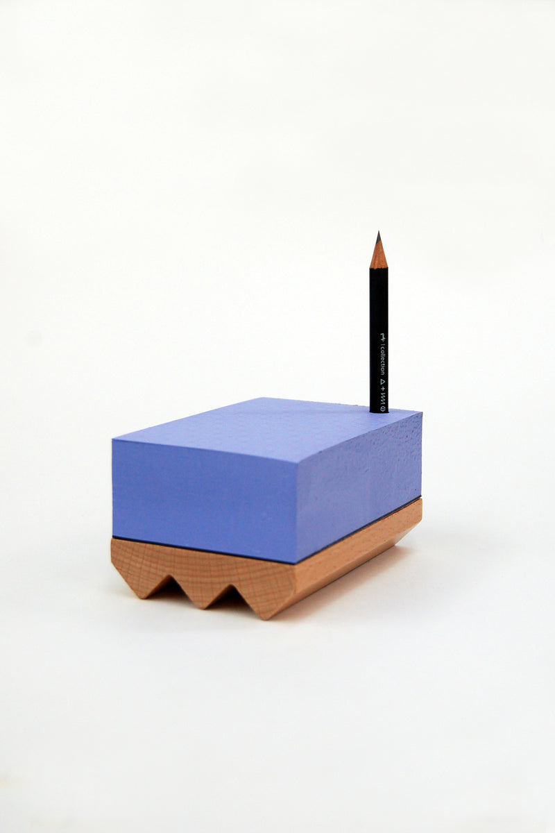 Toblerono & Mini Toblerono  | Wood Pen Tray & Memo Pad Set